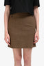 Veronica Beard Brown Houndstooth Mini Skirt Size 6