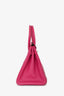 Hermès 2011 Candy Collection Rose Tyrien Chevre Birkin 30 PHW
