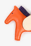 Hermès 2025 Purple/Orange Rodeo Pegase Charm PM
