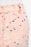Amanda Uprichard Pink Tweed Short Sleeve Blazer + Mini Skirt Set Size S