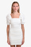ASTR White Off-Shoulder Mini Dress Size M
