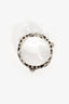 Gucci Sterling Silver Mother Of Pearl Flower Ring Size 12