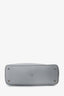 Christian Dior Grey/Pink Leather Medium Diorissimo Tote with Pouch