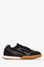 Hermès Black Leather and Suede H Sneakers Size 37.5
