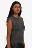 Philosophy di Alberta Ferretti Grey Mohair Sleeveless Top Size S
