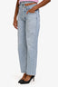 Agolde Light Blue Cut Out Waist Jeans Size 25