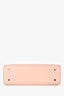 Moyant Pink Grained Leather Gabrielle PM Bag with strap