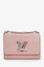 Louis Vuitton 2018 Pink Epi Leather Twist MM Chain Bag