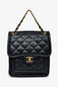 Pre-loved Chanel™ 2024 Rectangle Quilted Lambskin Small Backpack