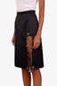 Christopher Kane Black Embellished Midi Skirt Size 4