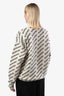 Balenciaga 2022 White Logo Print Crew Neck Sweater Size XS