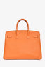 Hermès 2016 Orange Clemence Leather Birkin 35 GHW