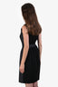 Akris Punto Grey Wool Belted Midi Dress Size 8