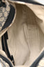 Gucci Grey/Navy GG Supreme Coated Canvas Medium Attache Hobo Bag with Two Straps