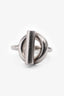 Hermès Sterling Silver 'Echappee' Ring Size 48