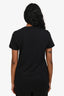 Max Mara Black Cotton 'Uno Due Tre Tailleur!' Short Sleeves Graphic T-Shirt Size M