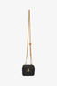 Pre-loved Chanel™ Black Caviar Leather Mini Vanity Crush Crossbody Gold Hardware