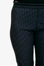 Christian Dior Black Oblique Logo Leggings Size L