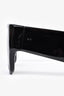 St. Agni Black 'Linea' Oversized Sunglasses