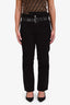 RTA Black Corduroy Belted Pants Size S