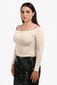 Jacquemus Beige Cotton Sierra Top Size M