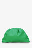 Bottega Veneta Emerald Green Leather Medium Classic Pouch