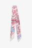 Hermès Pink Multicolour 'Etriers Remix' Twilly Scarf