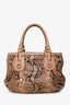 Gucci Pink Python GG Scarlett Tote Bag