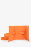 Bvlgari Orange Leather Watch Travel Case