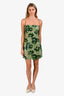 Sau Lee Green Sequined Mini Dress Size 6