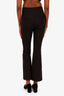 Veronica Beard Black High Waisted Flare Leg Trousers Size 00