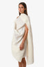 Rick Owens SS 2018 White Draped Dress Size 4