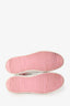 Louis Vuitton White/Pink Leather Time Out Bow Sneakers Size 39