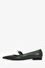 Hermès Green Leather Kelly Mary Jane Flats Size 38