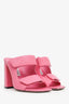 Jimmy Choo Pink Velcro Strap Heeled Sandal Size 39