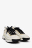 Pre-Loved Chanel™ White/Yellow Interlocking CC Logo Leather Sneakers Size 40.5