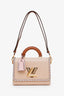Louis Vuitton 2021 Beige/Brown Epi Leather Braided Twist MM Top Handle Bag