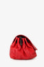 Bottega Veneta Red Intrecciato Flap Crossbody