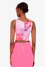 Miaou Pink Printed Corset Top Size XS