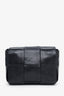 Bottega Veneta Black Leather Mini Cassette Crossbody Bag