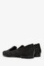 Stuart Weitzman Black Glitter Loafers Size 7