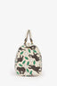 Gucci Beige/Green Canvas 'Unicef' Elephant Graphic GG Boston Bag