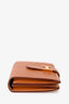 Hermès Gold Madame Leather Mini Bearn Wallet