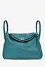 Hermès 2016 Teal Swift Leather Lindy 34