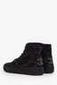 Pre-loved Chanel™ Black Lace CC High Top Sneakers Size 38