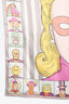 Hermès Pink/Yellow Multicolour 'Dress Code' Silk Scarf 90
