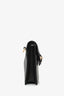 Versace Black Leather Medusa Flap Crossbody Bag