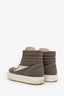 Rick Owens DRKSHDW Grey High Top Sneakers Size 37