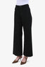 Brunello Cucinelli Black Denim Wide Leg Jeans Size 2 US