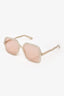 Chloe Beige Oversized Square Sunglasses
